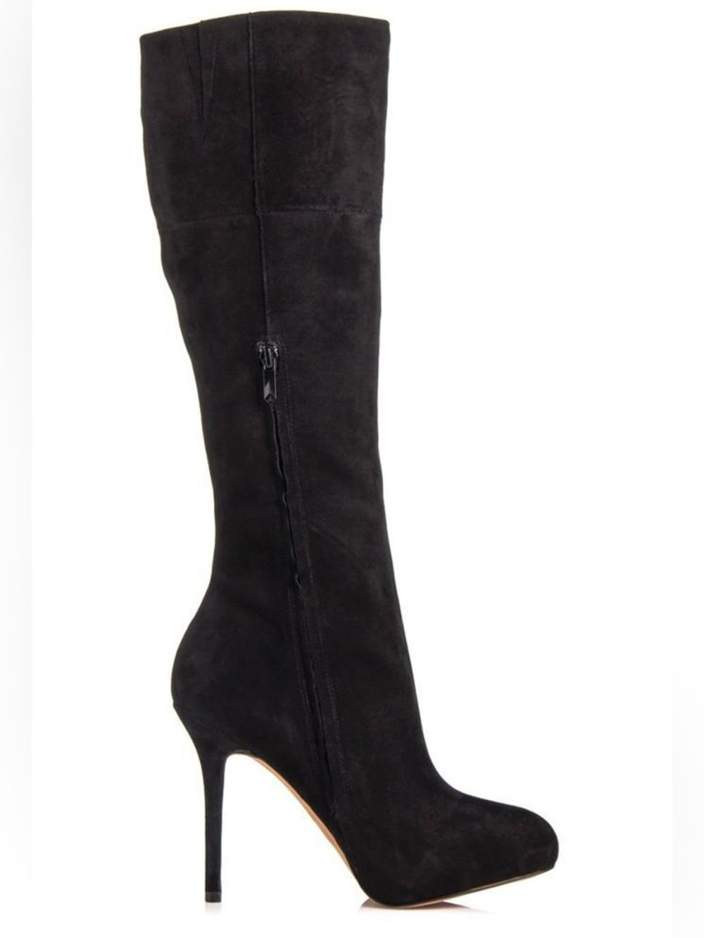 NEW SAM EDELMAN EMPIRE BLACK SUEDE TALL BOOTS SIZE 8